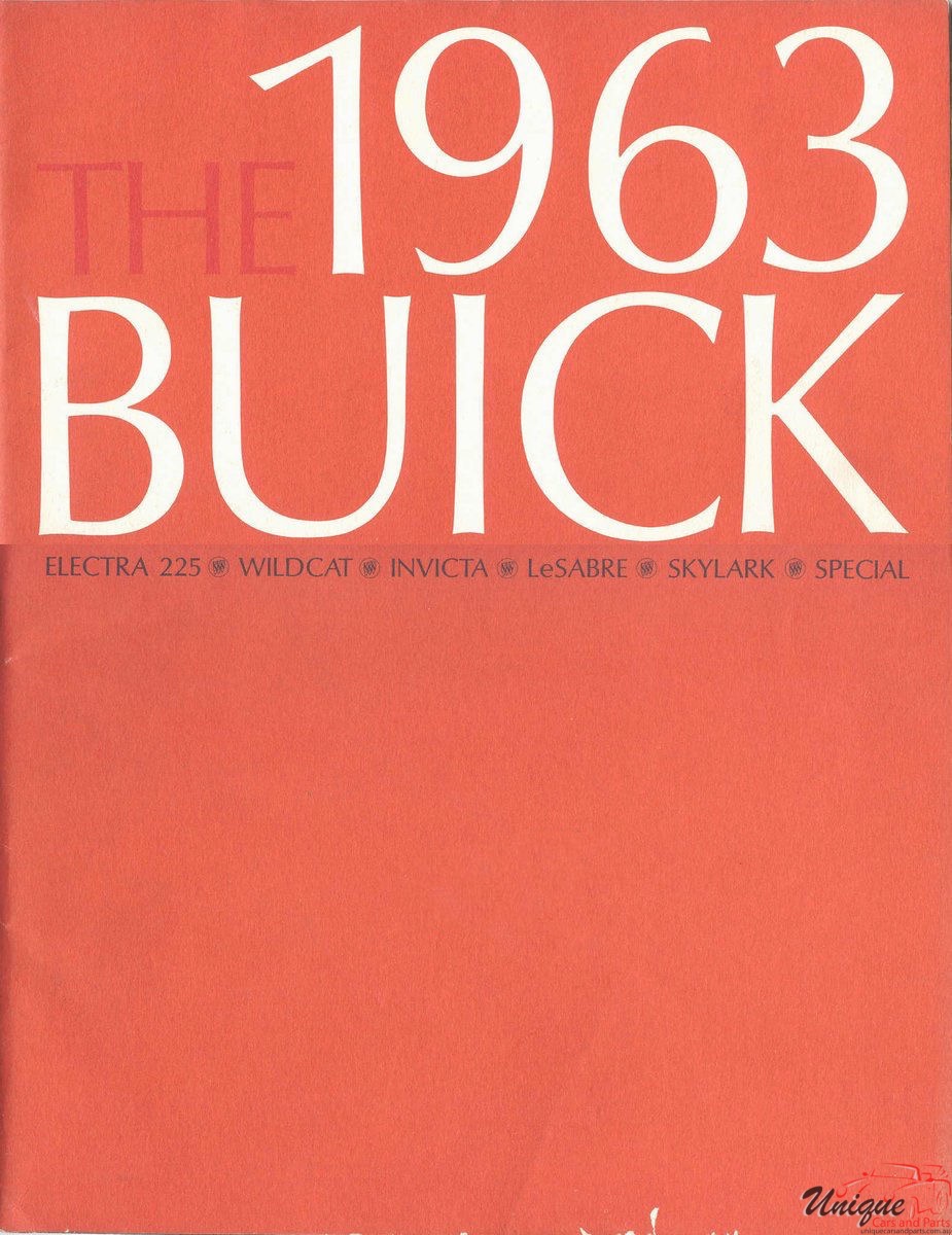 1963 Buick Full Line Brochure